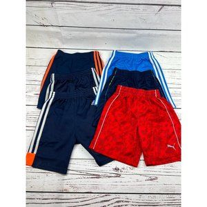 LOT of 6 Youth Size 6 Shorts Adidas Puma 7471
